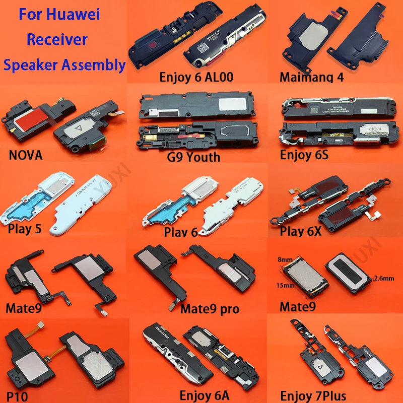 1 шт. динамик в сборе для Huawei NOVA/Maimang 4/Enjoy 6 AL00 6S 7plus/Play 5 6X 6A/G9 Youth/mate9 9 Pro/P10