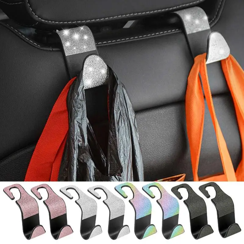 

2 шт., универсальные крючки для подголовника автомобильного сиденья