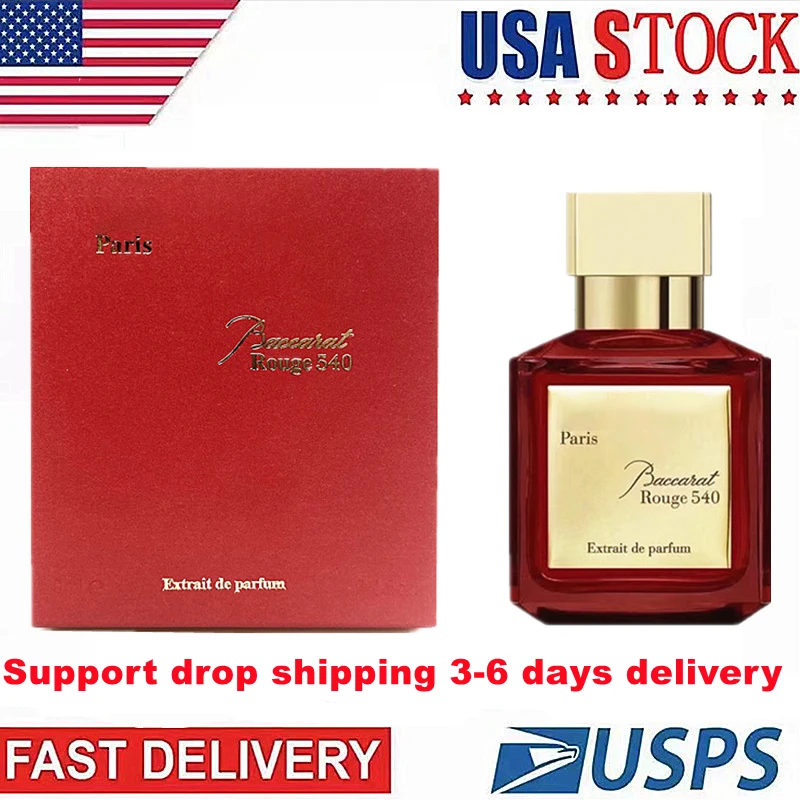 

Women's Perfumes Baccarat Rouge 540 Extrait De Parfum Red Baccarat Parfums Good Smelling Parfume for Ladies Parfum Pour Femme