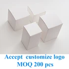 Картонная коробка из крафт-бумаги для ювелирных изделий, Подарочная коробка для конфет, картонная коробка для подарков, белая упаковочная бумага