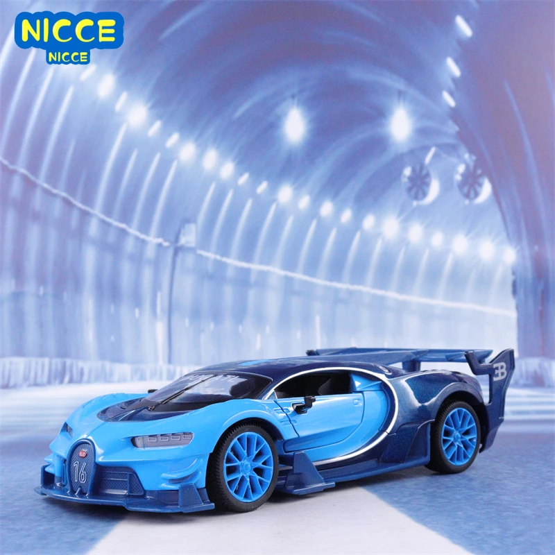 

Nicce 1:24 Bugatti VISION GT Metal Toy Alloy Car Diecast Toy Vehicles Car Model Miniature Scale Model Car Toys for Children E59