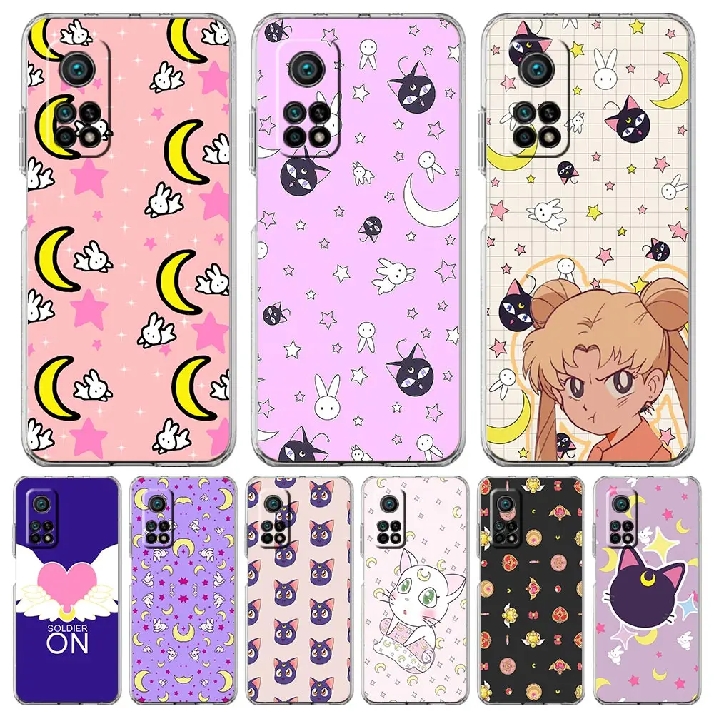 

Sailor Moon Tsukino Usagi Logo Phone Case For Xiaomi Poco X3 NFC F3 M3 GT M4 Mi 11 Lite 5G Ultra 11T 11X 12 Pro 11i 12X Cover