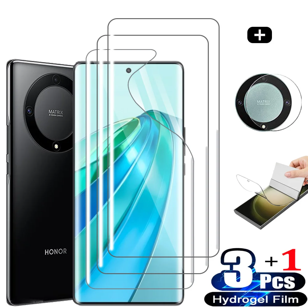 Magic5 Lite Hydrogel Film For Honor Magic 5 Lite 5G Screen Protector Honor Magic 5 Pro Soft Glass Honor Magic 5Lite Pelicula hidrogel Magic5Lite Camera Protection Magic5 Pro Front Clear HD Anti-Scratch Movie
