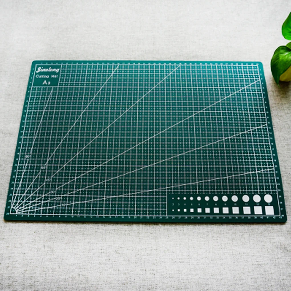 

Самовосстанавливающийся ПВХ коврик для гравировки A3 Art, Двусторонняя доска для рукоделия, ткань, цвет зеленый