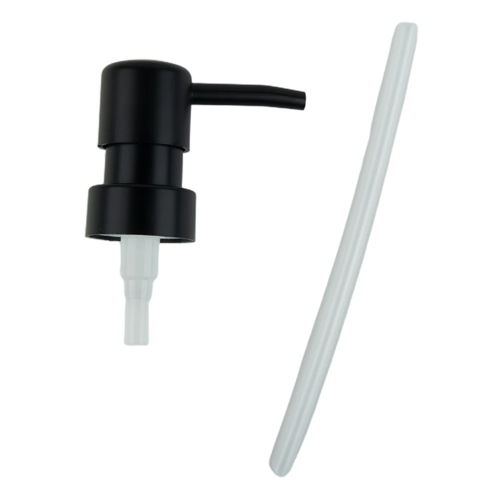 

LEENKEA Дозатор мыла серебристо-черный 28 мм