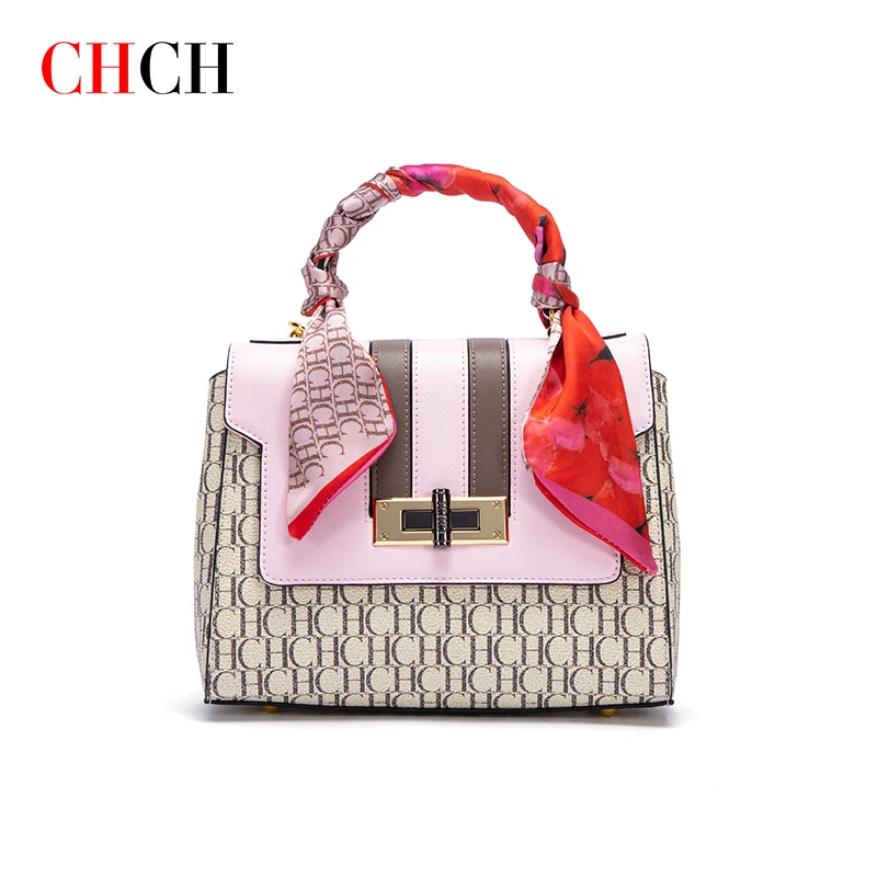 CHCH 2023 New Trend Retro Women's Handbag Fashion One-shoulder Portable Messenger PVC Women's Crossbody Bag Design