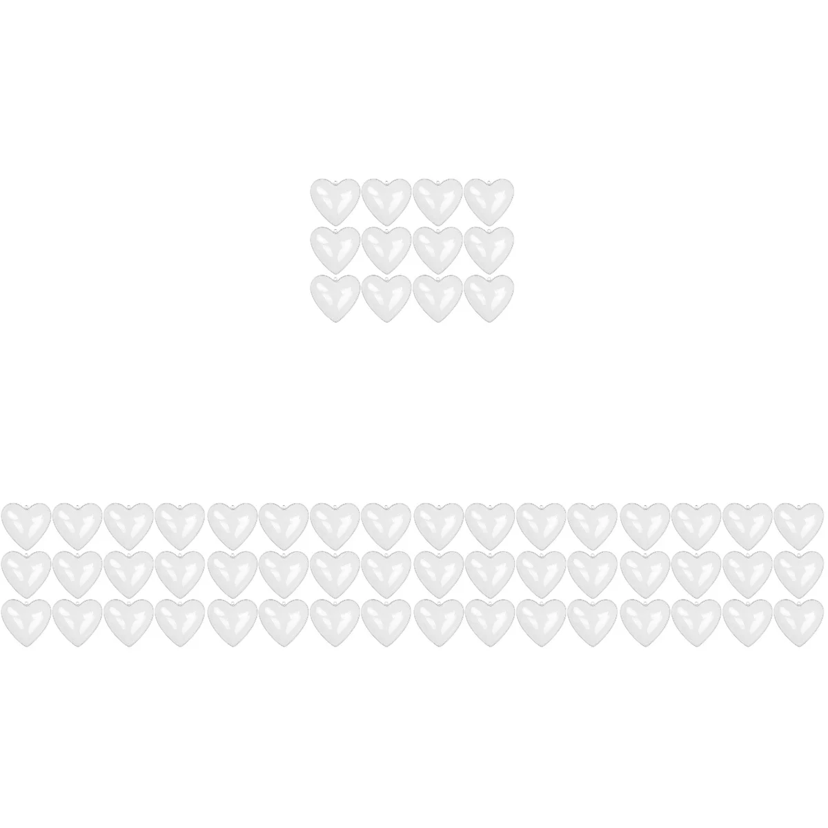 

Christmastree Clear Box Hanging Heart Bauble Ornament Ornamentsboxes Decorative Pendantfillablediy Shaped Craft Decor Gift