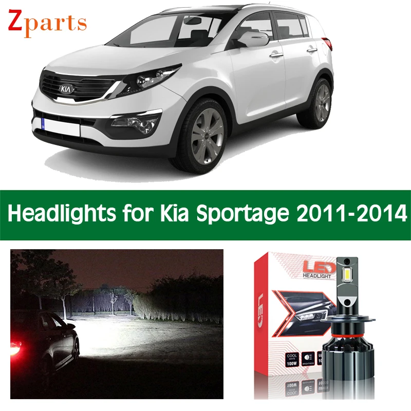 Автомобильные лампы для Kia Sportage 2011 2012 2013 2014 светодиодный фары ближнего света