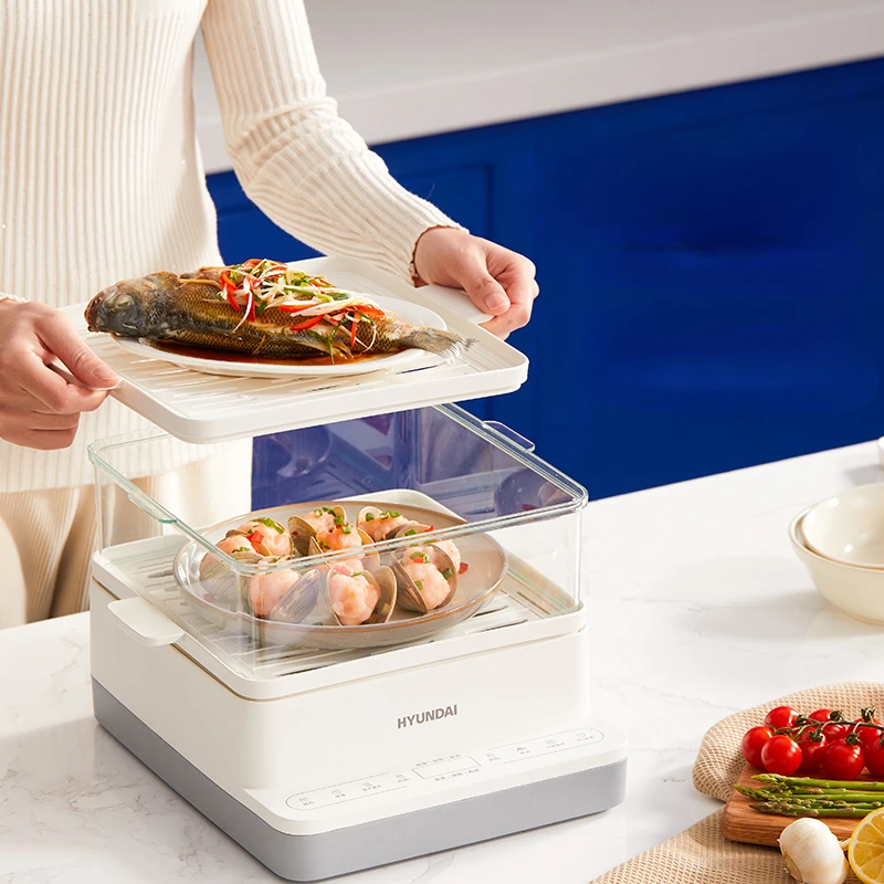 

Powerful Steamer Multifunctional Three Layers Portable Dimsum Electric Steamer Manshipping Household Vaporera Kitchen Gadget