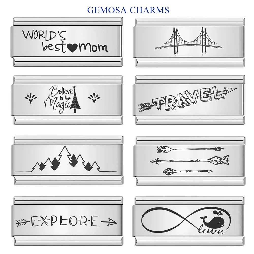 Бусины из нержавеющей стали для изготовления браслета 9 мм