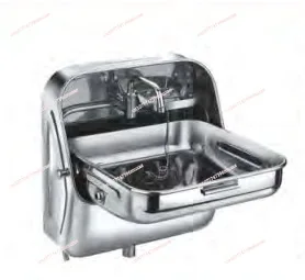 Настенная раковина и сливная из нержавеющей стали 304 прямоугольная складная с