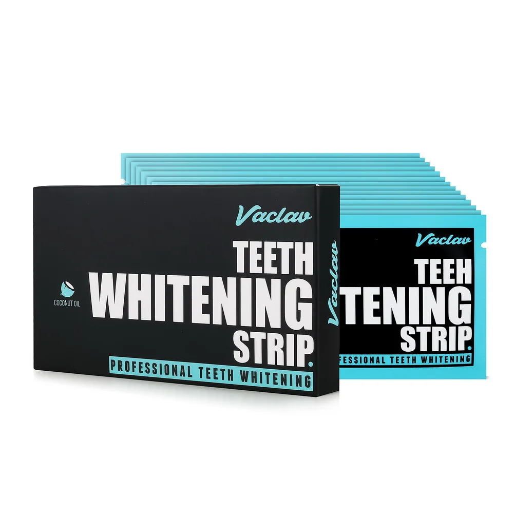 28/14Pcs Charcoal Gel Teeth Whitening Strips Tooth Bleaching Stain Removal Dental Veneers Activated Carbon Coconut Oil Oral Care images - 6