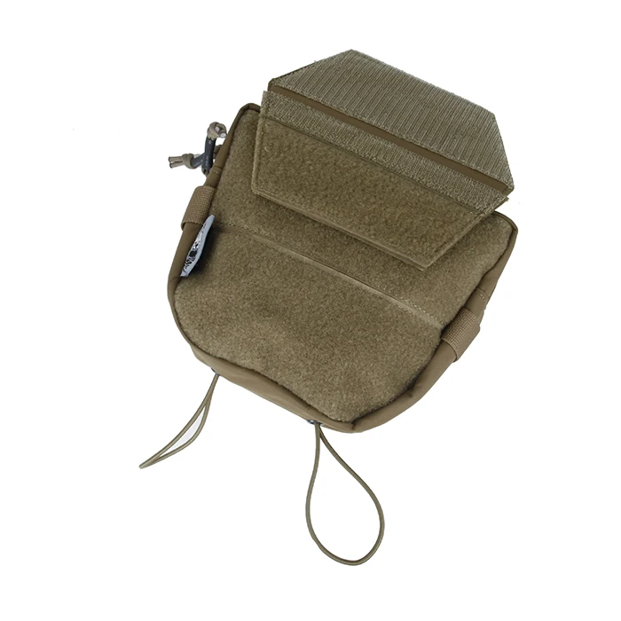 TBS035 / Modeling Vest Accessory Bag Front Plate Adhesive Lower Hanging Bag 500D Cordura Fabric