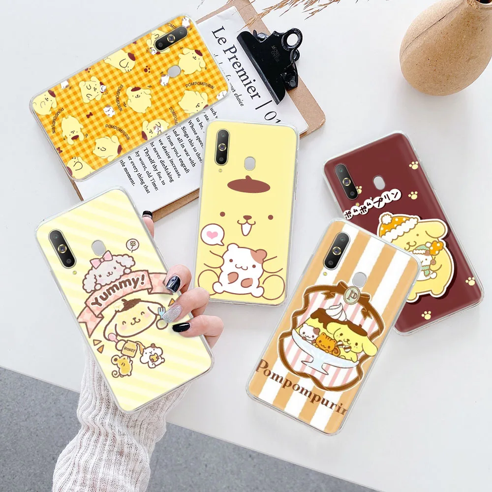 Мягкий прозрачный чехол Pom pom Purin для Infinix Note 6 7 8 8I Lite S5 Smart 4C 4 Zero X NEO Pro защитный