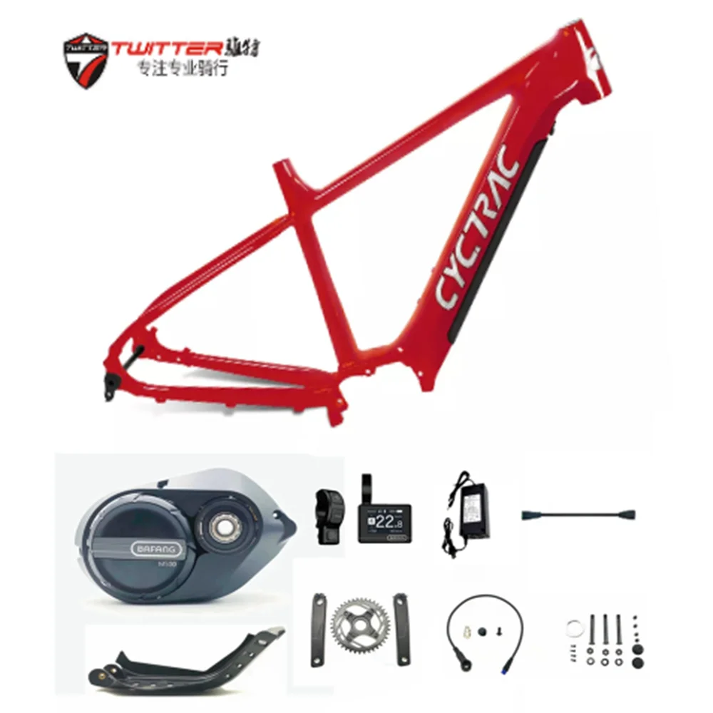 

Рама для электромобиля TWITTER EM5 16/17/18 см из алюминиевого сплава 27,5/29 дюймов Bafang центральный мотор M600 48 в Вт полный комплект батарей