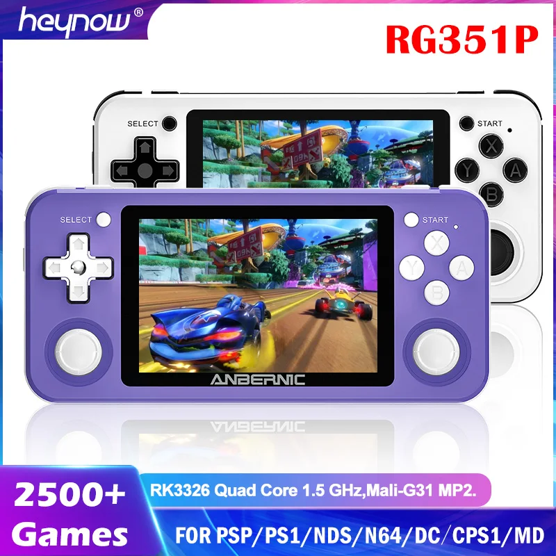 

Консоль игровая HEYNOW RK3326, Wi-Fi, 64 ГБ, IPS экран 3,5 дюйма