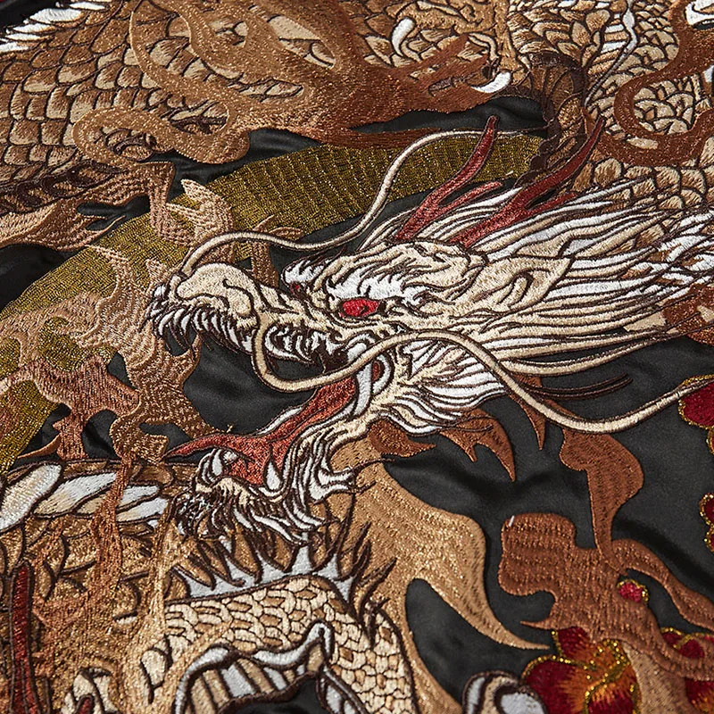 Рисунок 2 - Вышивка дракона, тяжелая двойная