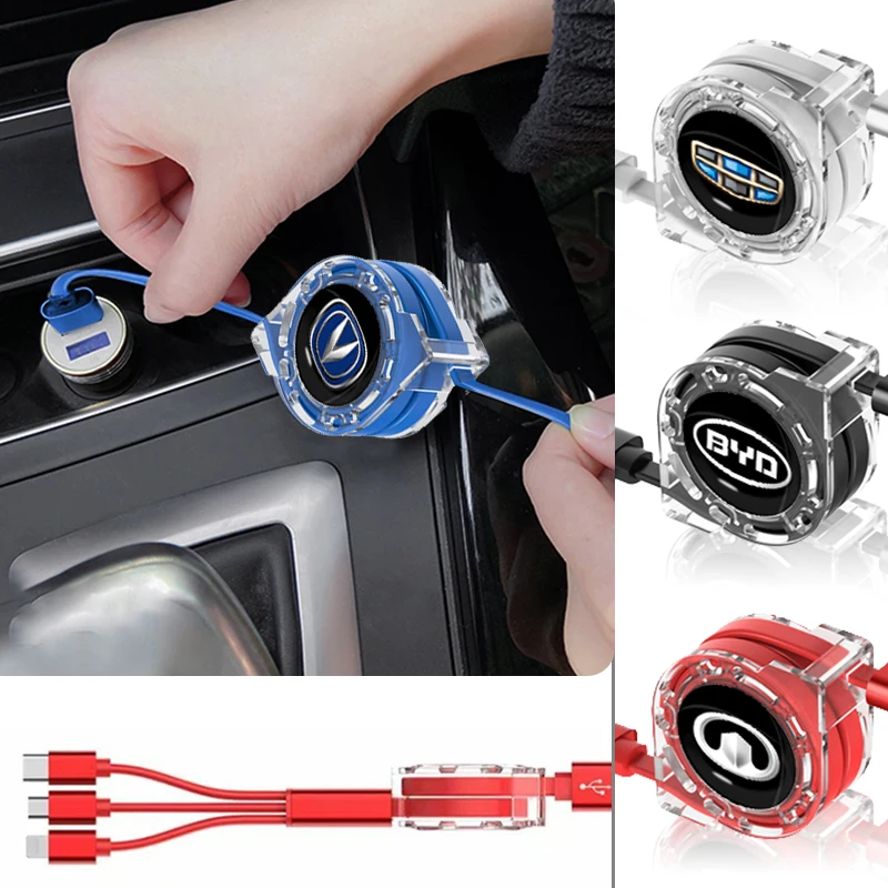 

Выдвижной портативный автомобильный USB-кабель 3 в 1 для Mazda 323 Cx-5 2 4 5 6 7 8 Cx5 Cx3 Cx30 Mazda 3 626 2010 2020, аксессуары