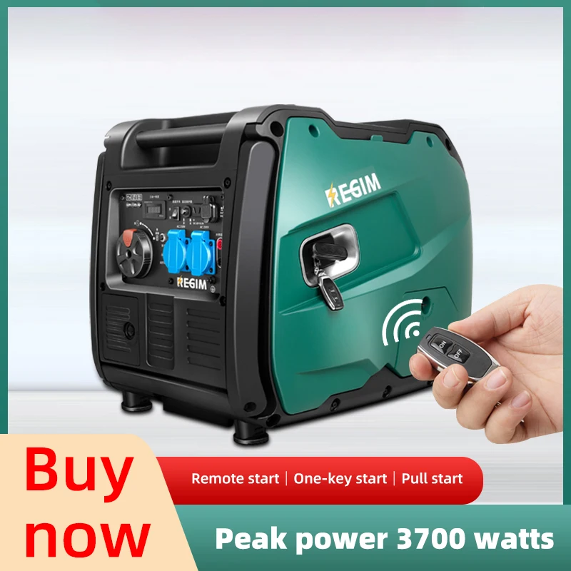 Бензиновый генератор на 1 кВт 53 куб. См бесшумный преобразователь частоты 220 В