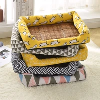 round dogs bed summer cat kennel soft washable sleeping cushion breathable puppy mat pad pet bed sofa for dog cat pet supplies