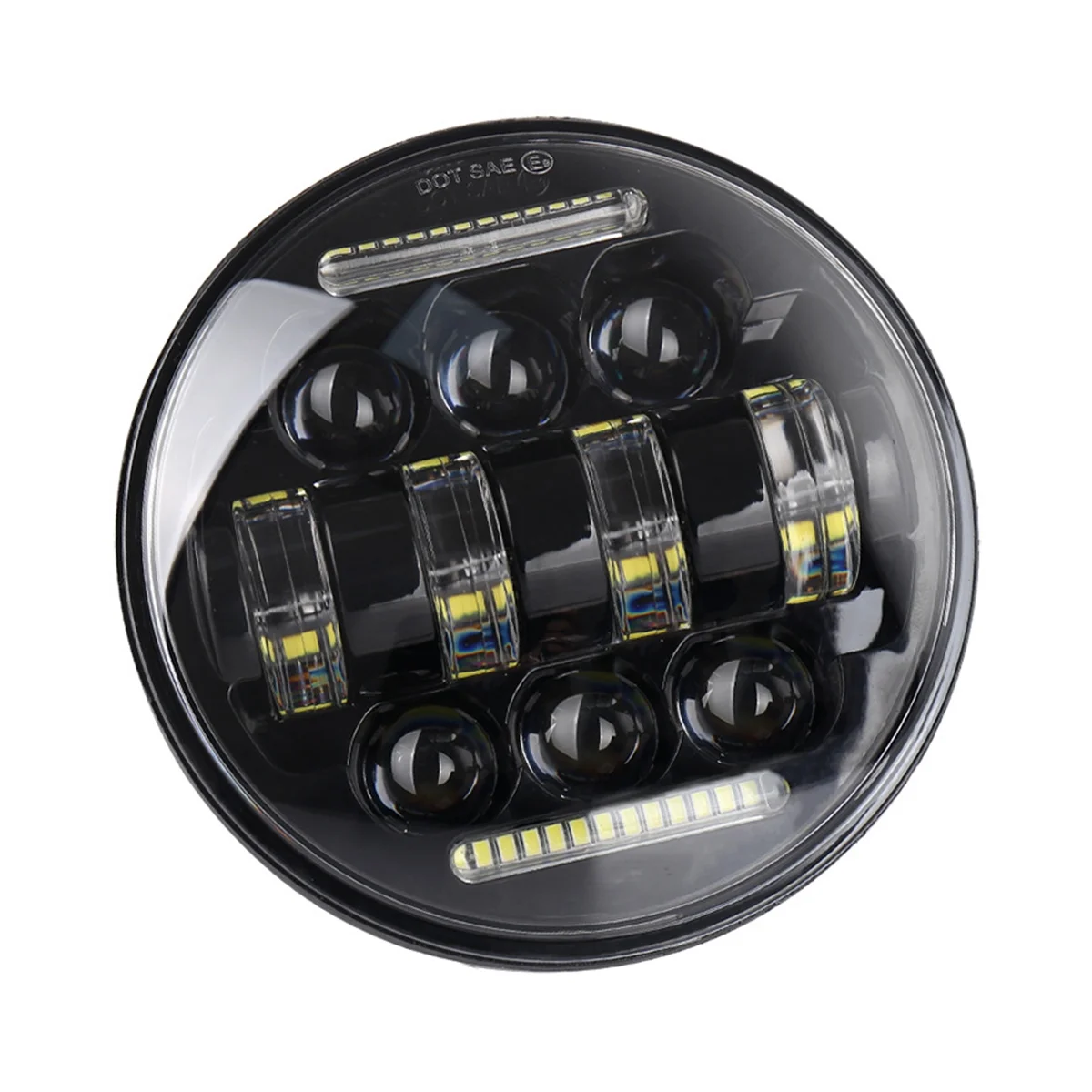

For Harley Motorbikes 5.75 Inch with Daytime Running Lights 12V LED