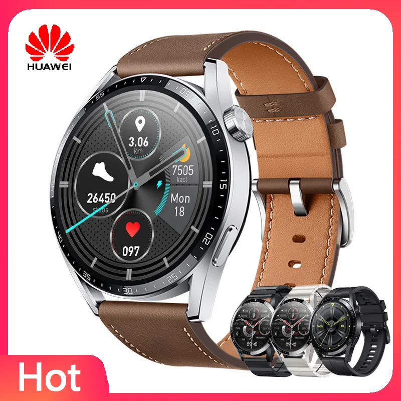 

Huawei Watch GT3 Smart Watch Men Android Bluetooth Call Smartwatch 2022 Smart Watch for Iphone Huawei Xiaomi