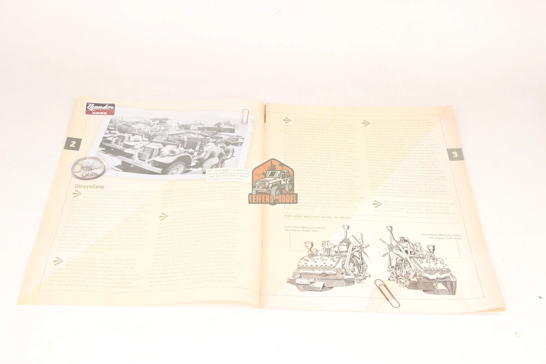 Модель Thunder TM35306 1/35 LRDG CMP F30 грузовик с 37 мм моделью оружия