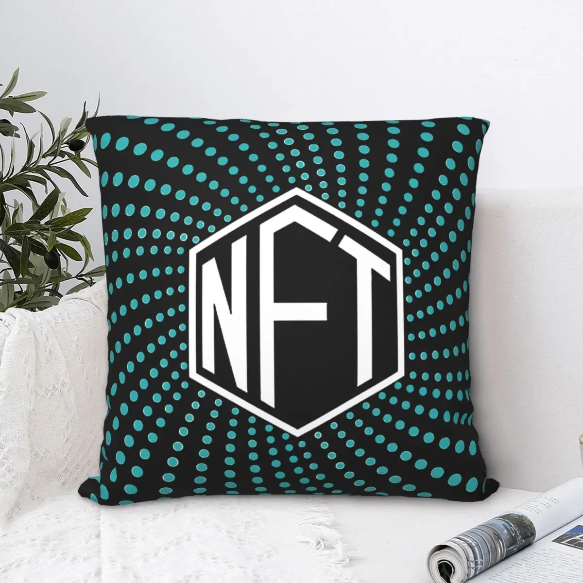 

Essential Throw Pillow Case NFT Short Plus Cushion Covers Home Sofa Chair Decorative Backpack