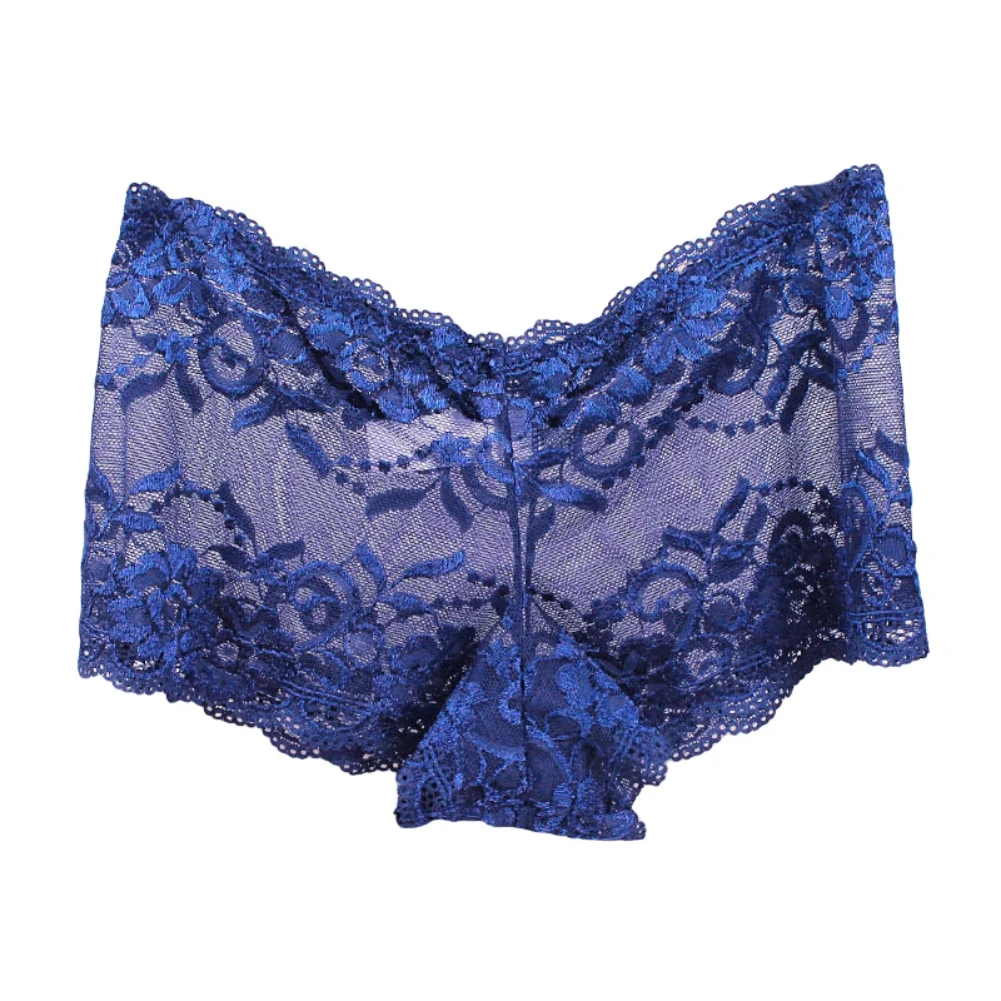 

Panties For Women Plus Size Lace Boyshort Floral Lace Underwear Hipster Panty Ladies Breathable Soft Stretch Panty Underpants