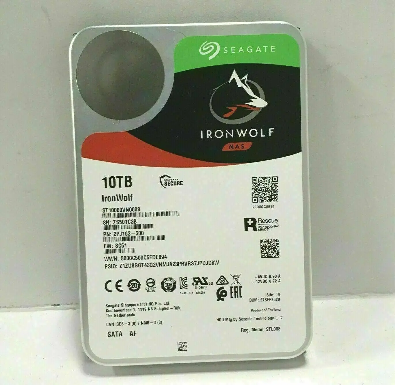 FOR Seagate IronWolf NAS 3.5" 10TB 256MB Internal Desktop Hard Drive - ST10000VN0008