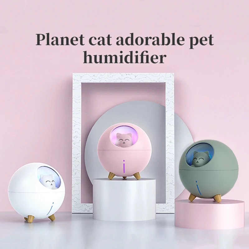 

220ML Essential oils diffuser USB Humidifier Mini Star colorful lights Cat Desktop Purifier Creative Air Humidifier