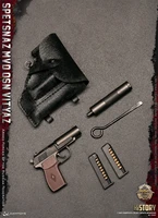 16 damtoy dam 78087 armed forces of the russian federation spetsnaz mvd vv osn vityaz makarov pb pistol holster model for doll