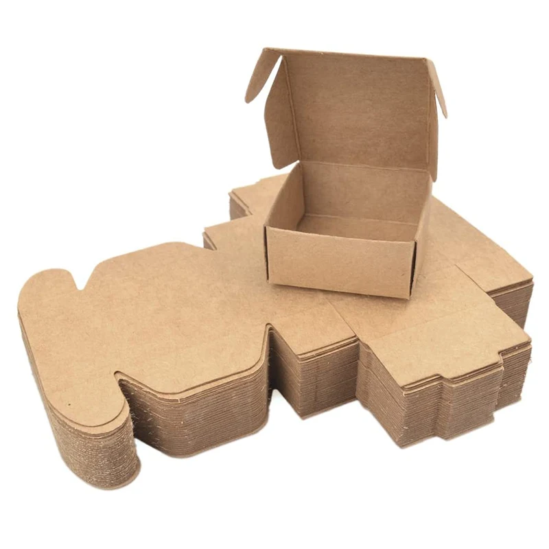 20 шт. маленькая картонная коробка из крафт-бумаги |