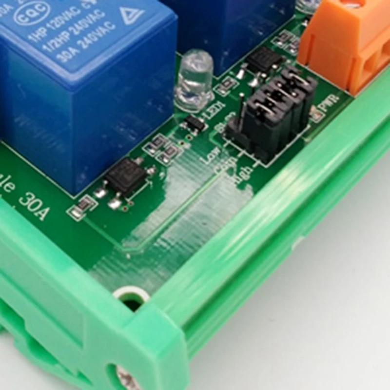 2-канальный релейный модуль 30 А с оптронной изоляцией высокий низкий триггер для