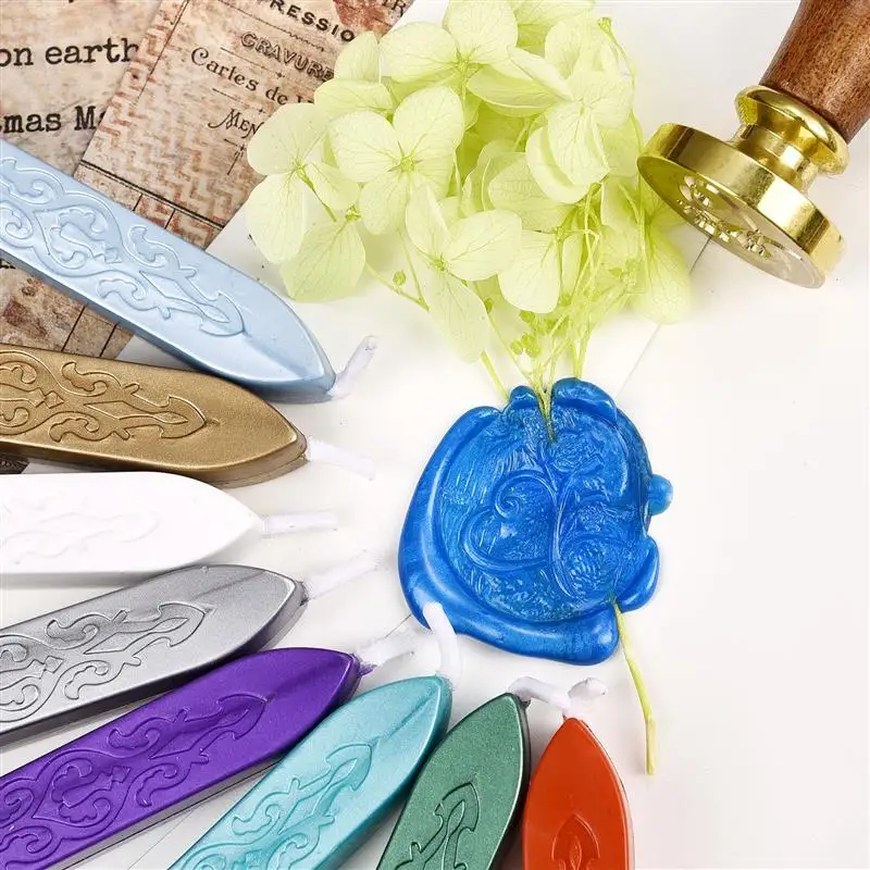 1pc Sealing Wax Sticks Colorful Antique Strips Candle Beeswax Sigillo For Postage Letter Stamp Retro Wedding Envelope Invitation - купить по