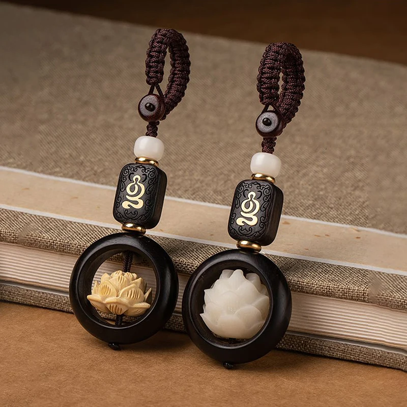 Новые буддистские аксессуары в виде лотоса деревянные бусины Будды на удачу