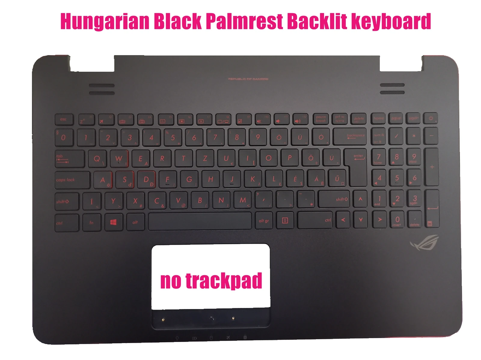 Клавиатура с подсветкой для Asus GL551J/GL551JM/GL551JW/GL551JK/GL551JB/GL551JK |