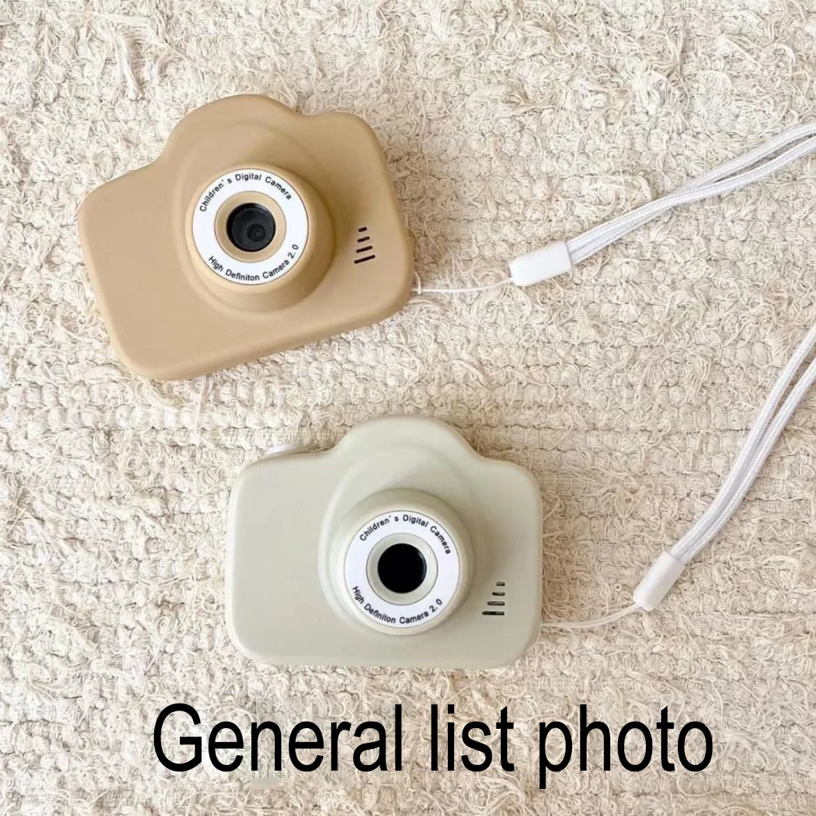 

Khaki-sep List Camera Portable Mini Camera Toy Children's Gift Campus Student Photo Camera Travel Record Camera Gift