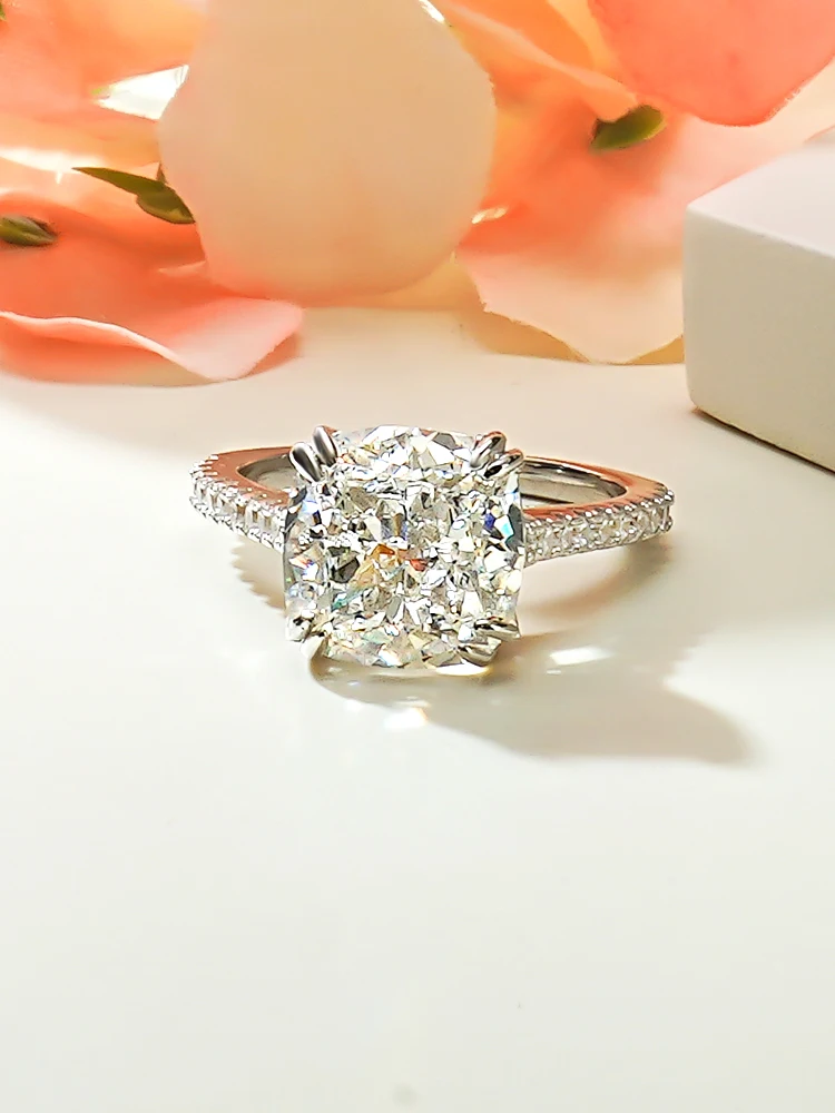 Женское Универсальное кольцо из серебра 925 пробы с импортным высокоуглеродистым