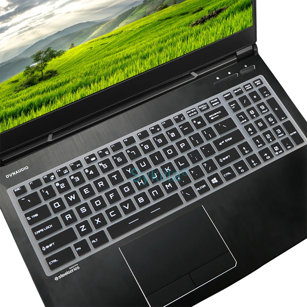 Чехол для клавиатуры MSI Vector GP76 Leopard GP66 GP75 GP73 GP72 прозрачный силиконовый чехол