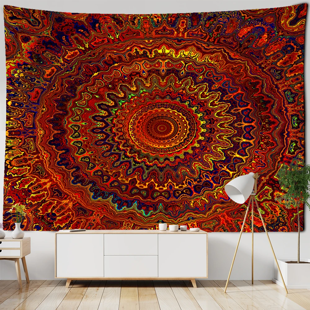 

Mandala Tapestry Wall Hanging Mystic Witchcraft Boho Psychedelic Hippie Art Tapiz Bedroom Home Decor