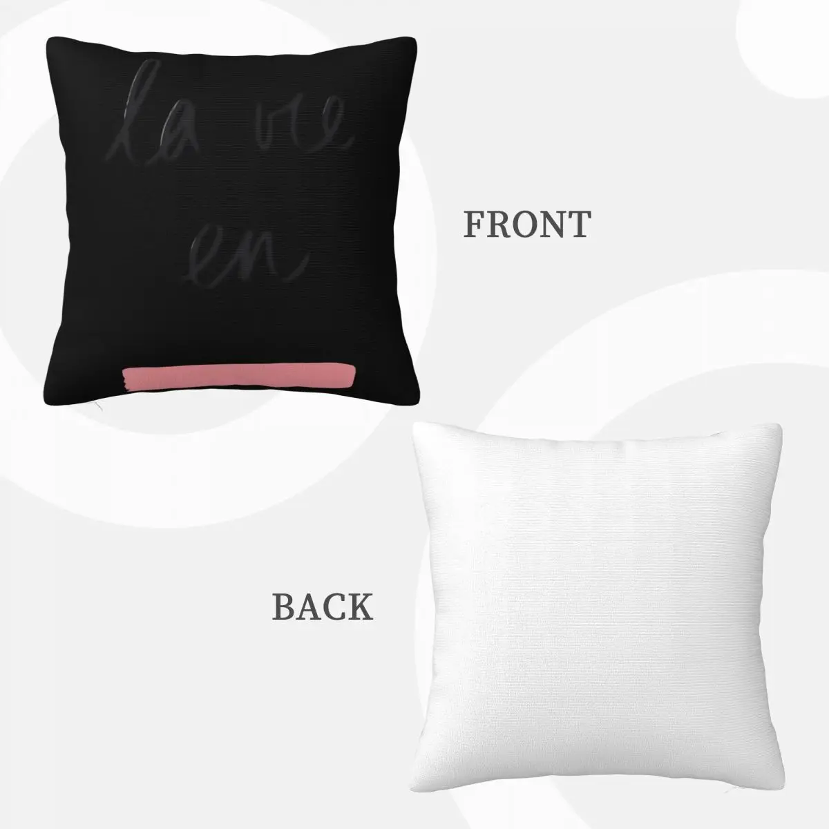 Чехол для диванной подушки La Vie размеры 45x45