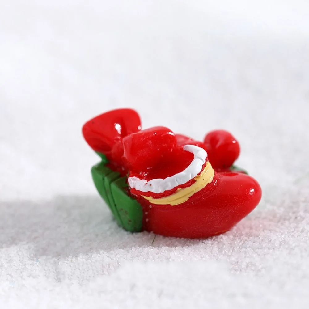 Миниатюрные рождественские фигурки Санта Клауса из пластика