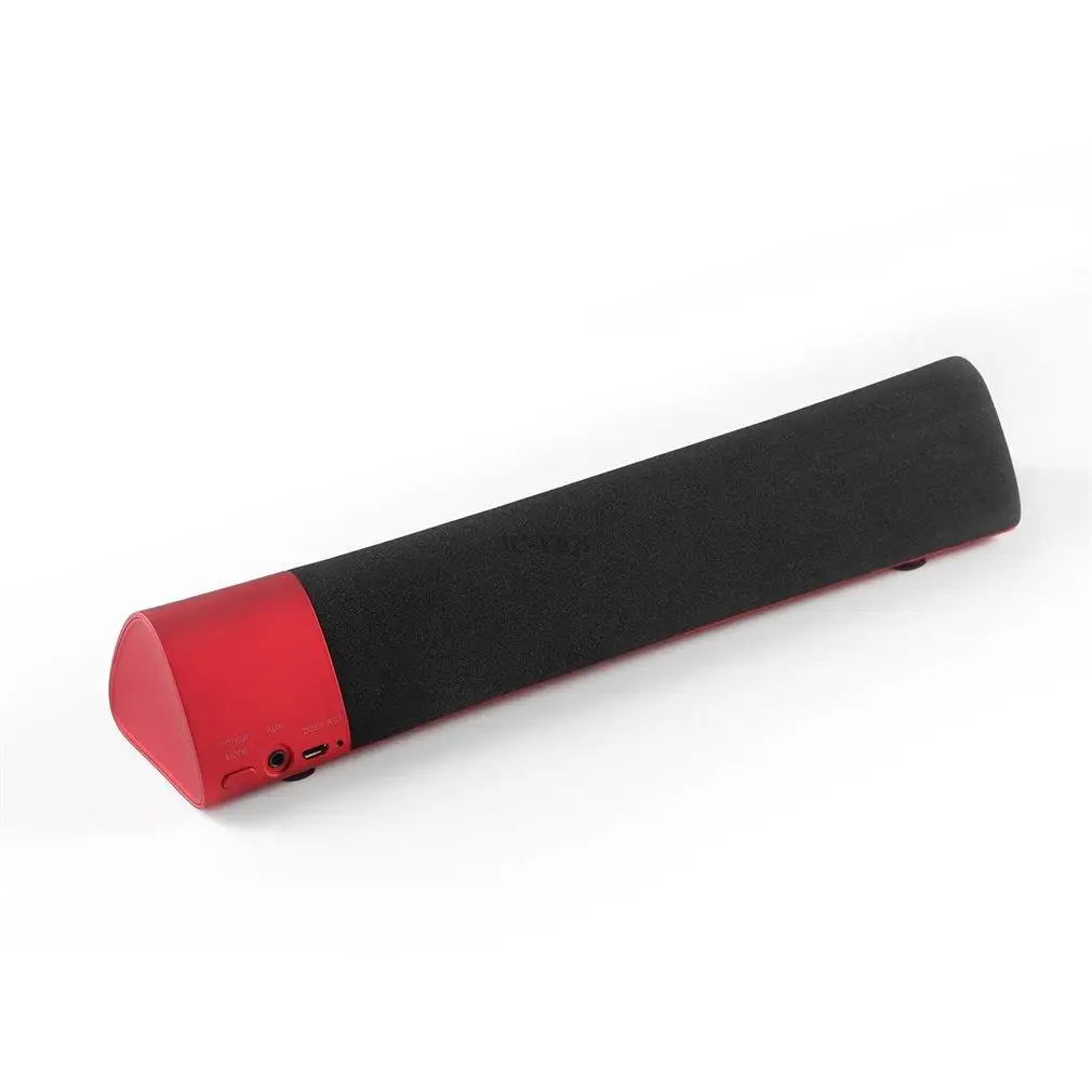 Mini Soundbar Compact Portable Multimedia Wireless Stereo Speaker 4.1 with 3.5mm Audio Port 3 Colors