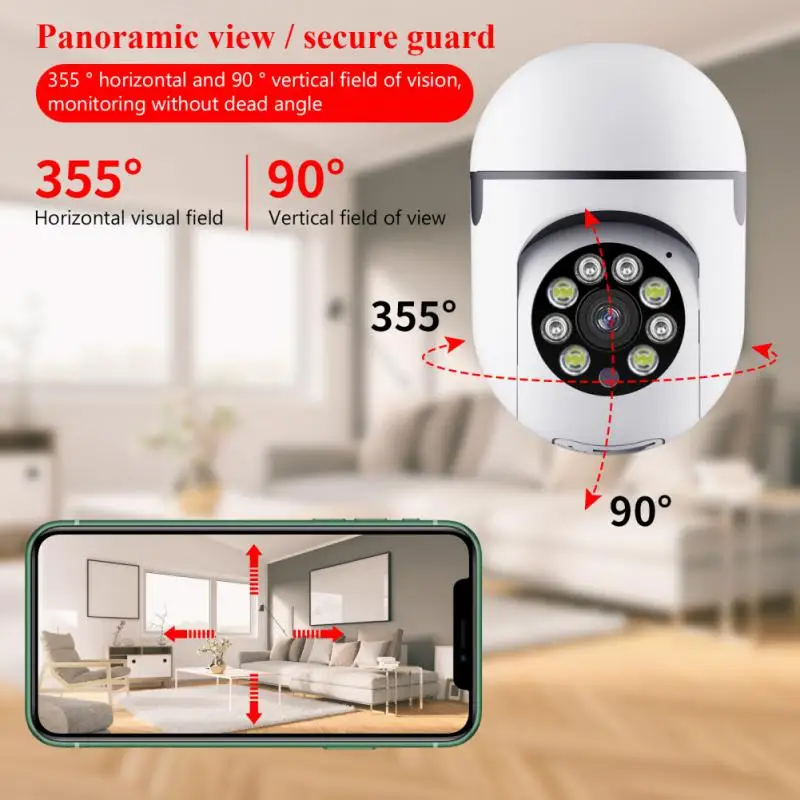 

IP-камера Yilot, 2 МП, Wi-Fi, поворот на 360 градусов, ночное видение