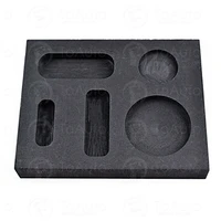 high purity 5 holes graphite ingot mold of mini capacity for gold silver copper brass aluminum jewelry tools