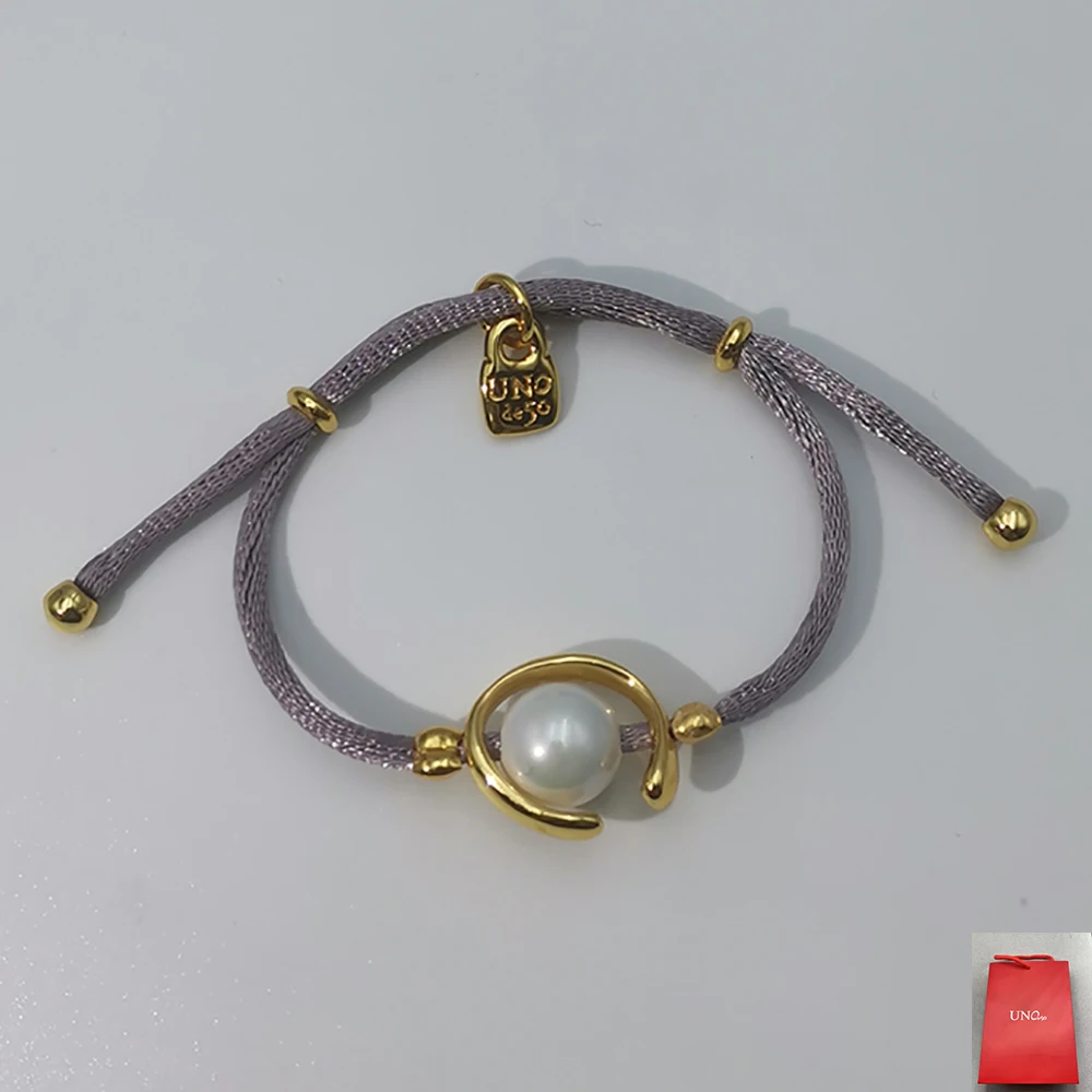 2024 испанский летний новый модный персонализированный браслет с жемчугом в форме