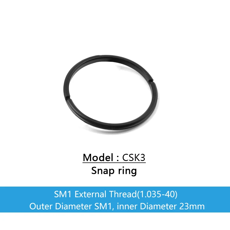 

CSK3 SM1 Snap Ring Frame Locking external thread 26 to 23mm For 30mm Cage System Diameter 25.4mm Cage Frame Coaxial Accessories