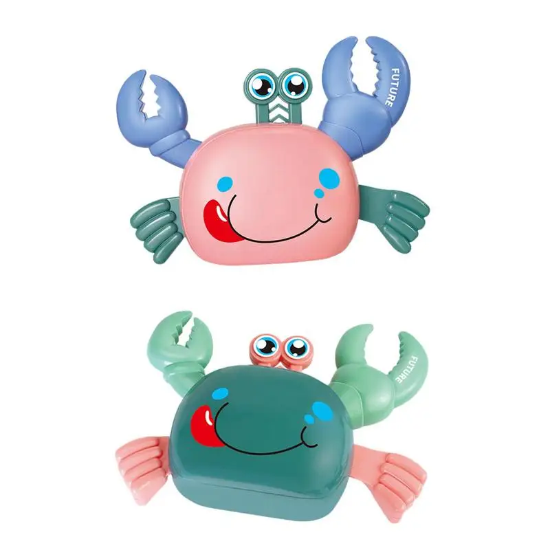 

Crawling Crab Toy Electric Light Up Automatic Steering Walking Crab Obstacle Avoidance Crawl Learning Cartoon Crawl Toy Gifts