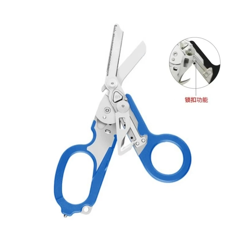 

Многофункциональные тактические ножницы, складные ножницы, уличный инструмент для выживания, маленькие ножницы для оказания первой помощи, комбинированные тактические ножницы
